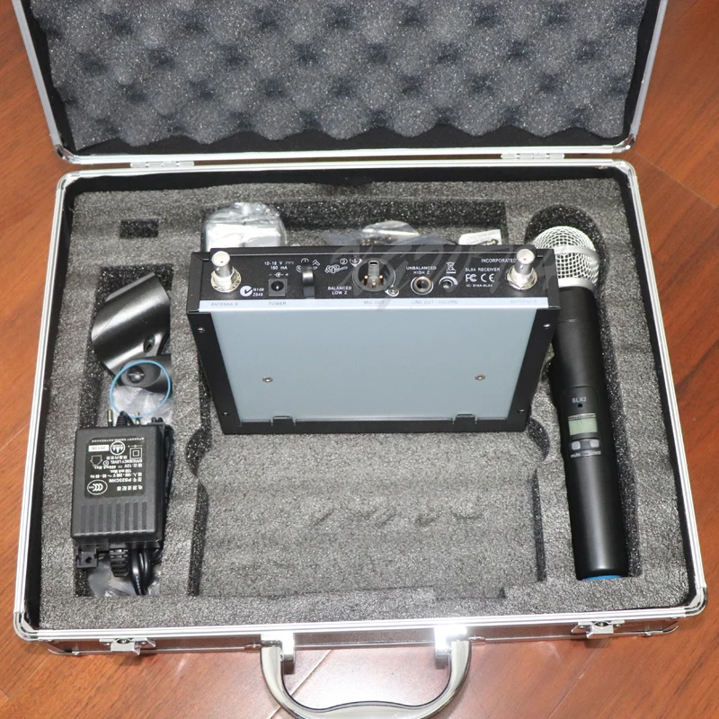 SLX24 BETA58A SM58 SM 58 UHF беспроводной микрофон Система одна запись студия Динамический Ручной караоке микрофон с коробкой