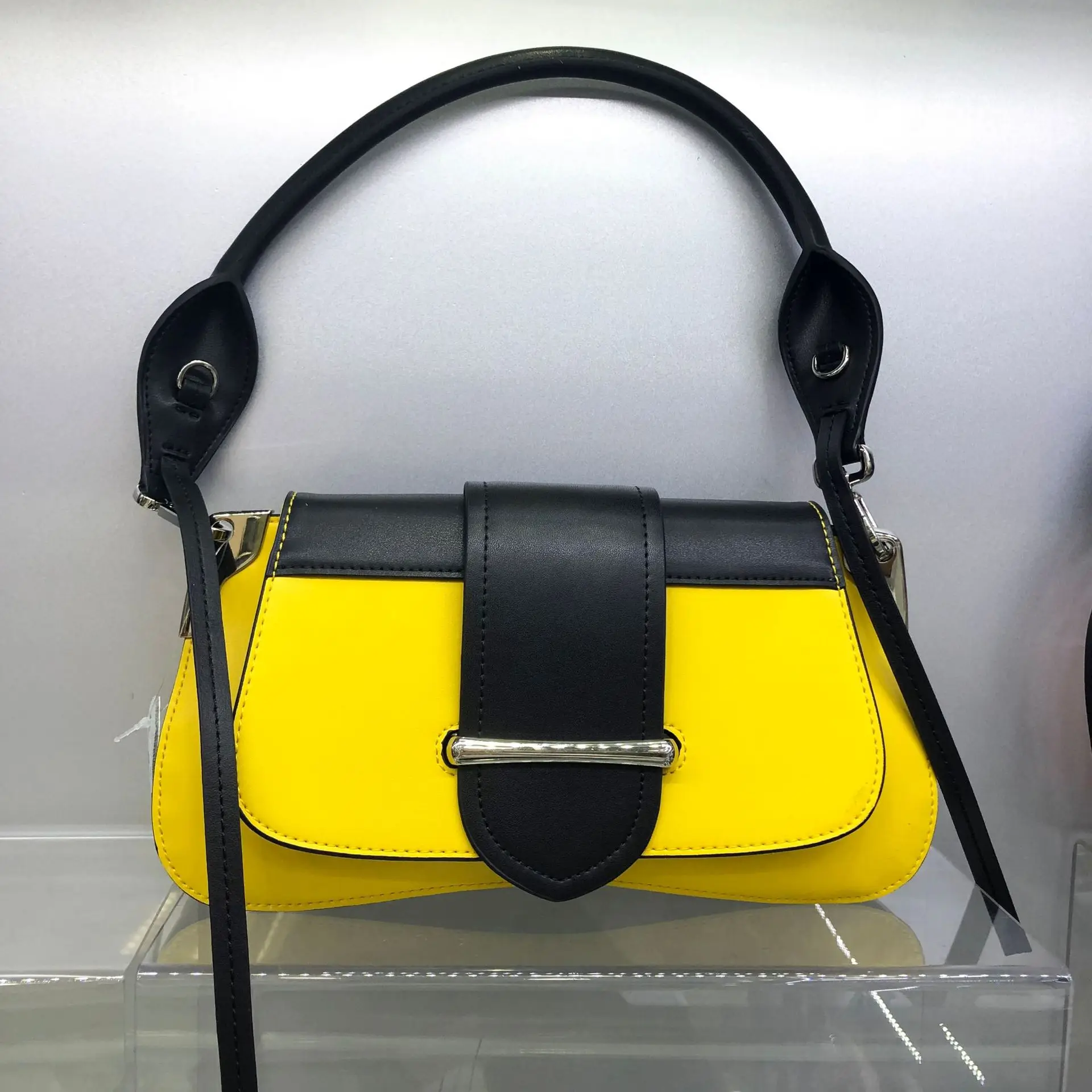 Retro Pattern Women Messenger Handbags Casual Solid Shoulder Bags for Women Split Cow Leather Crossbody Bags for Women