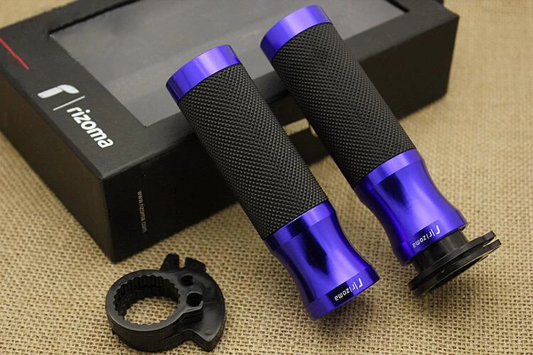 Универсальные ручки на руль мотоцикла RIZ0MA с ЧПУ золото 7/8 дюйма 22 мм для Honda Suzuki