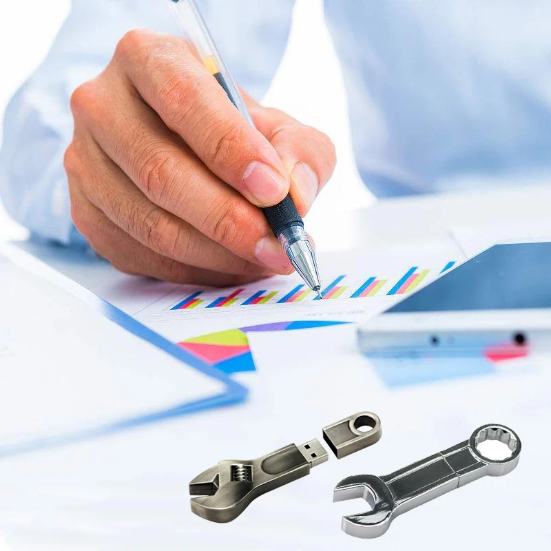 Инструмент гаечный ключ металлический флэш накопитель Usb память 4 ГБ 8