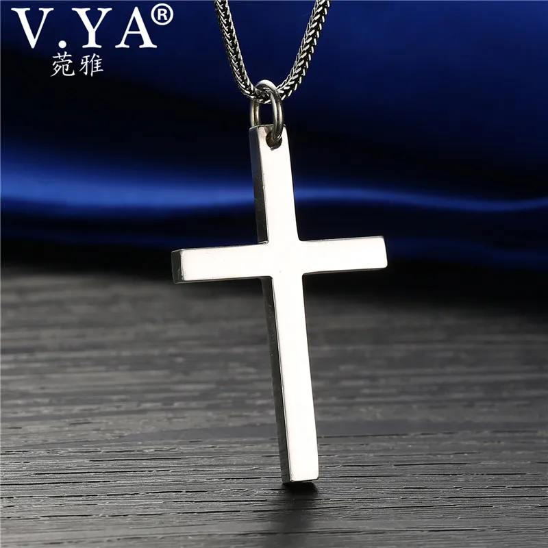 

Подвеска-крест из серебра 925 пробы Женская/Мужская V.YA