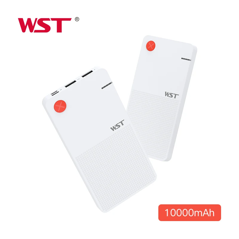 Внешний аккумулятор WST 10000 мАч для iPhone Samsung Xiaomi|Внешние аккумуляторы| |
