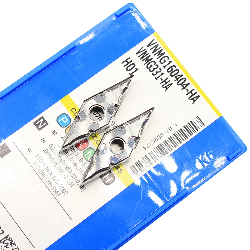 

20PCS VNMG160404 HA H01 VNMG 160404 Aluminum cutter blade Insert Cutting Tool turning tool CNC Tools AL +TIN Alloy wood