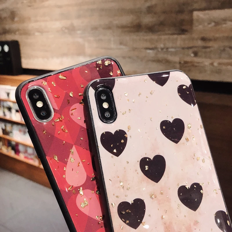 Мягкий чехол с эпоксидной трещинкой для iphone 7 6 6s 8 plus X Xs max XR тонкие чехлы телефонов