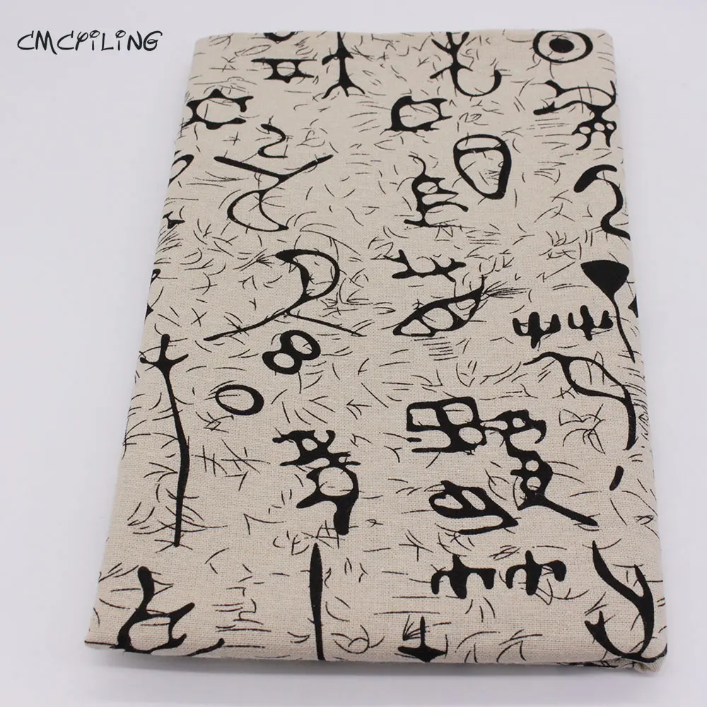 Ткань Oracle с принтом льняная хлопковая ткань для лоскутного шитьё подушки