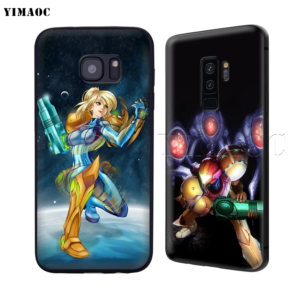 YIMAOC Samus Aran Metroid Case for Samsung Galaxy A7 A8 A9 A10 A20 A30 A40 A50 A70 M10 M20 M30 S10e J6 Plus | Мобильные телефоны и