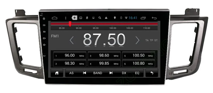 10,2 дюймов 2.5D Octa 8 Core 2G+ 32G Автомобильный dvd-плеер на основе Android для Toyota RAV4 для Toyota Previa RAV 4 RAV-4 2012- Авто gps навигации радио BT