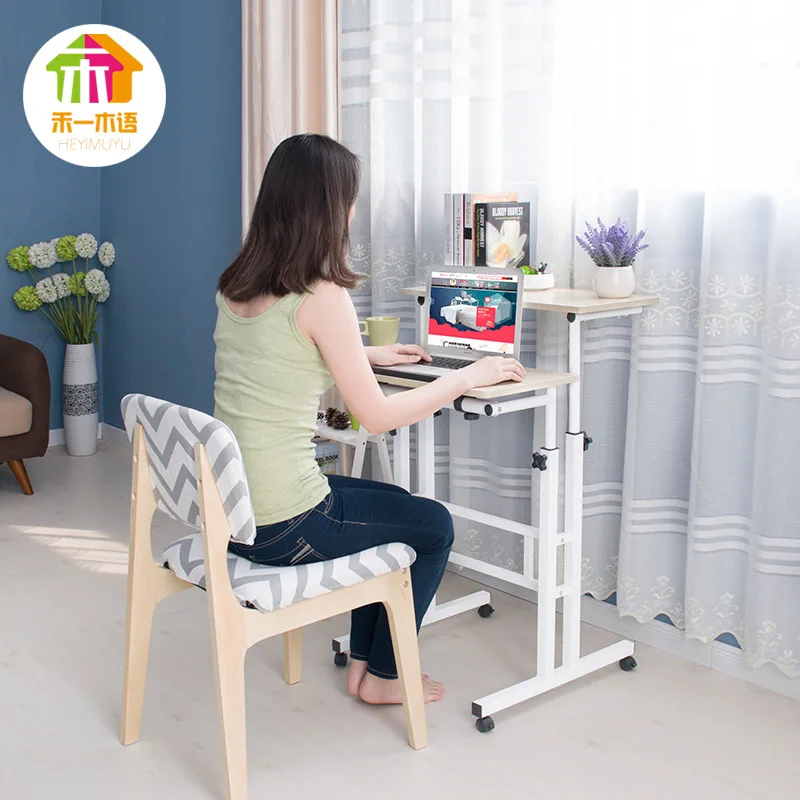 Бесплатная подъемная и движущаяся подставка Настольная рабочая станция