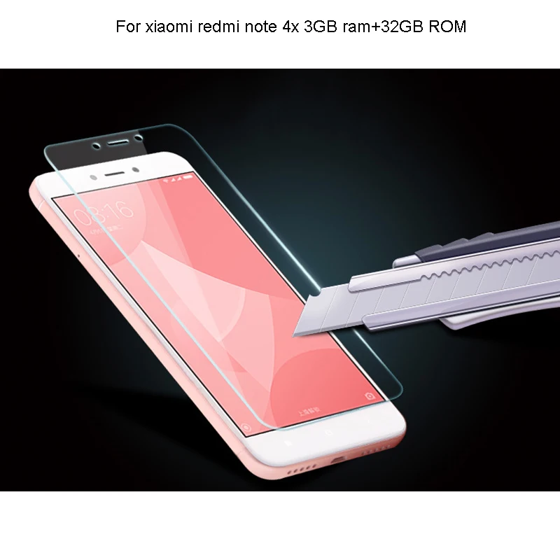 10 шт. закаленное стекло экран протектор для Xiaomi Редми ноут/ноте 4x 3 ГБ ram 32 rom