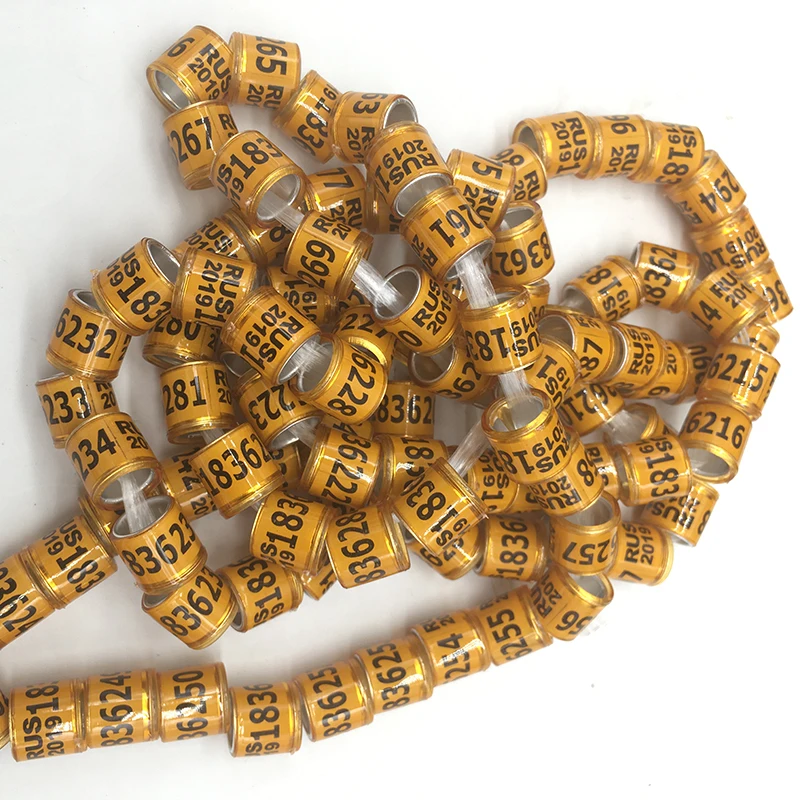 2019 алюминиевые и пластиковые кольца для голубей желтое синее зеленое красное