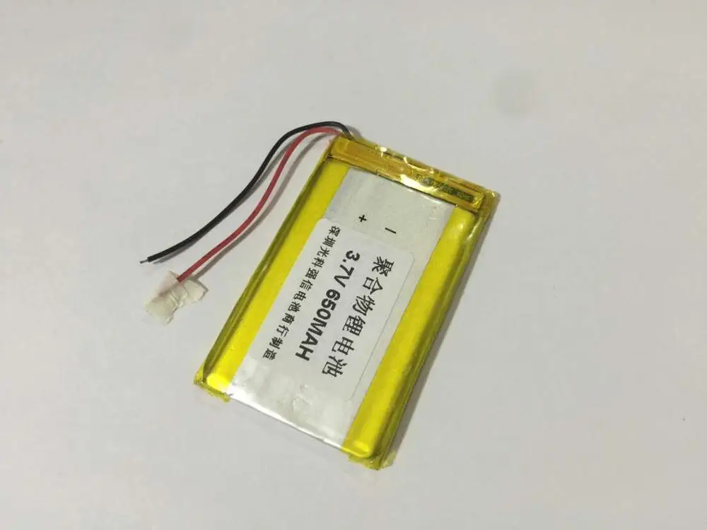 Новая полимерная литиевая батарея полной емкости 3 7 в 303557 650 мАч GPS