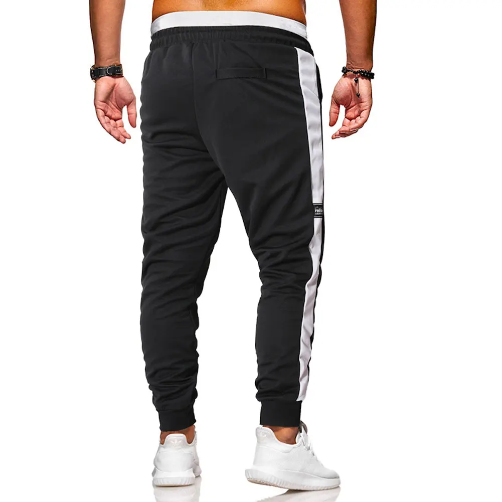 Мужские Slim Fit костюм Спортивная узкие спортивные штаны для бега тренировочные штаны брюки для девочек