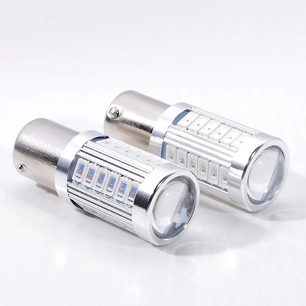 Хорошее качество! Янтарный 1156 BA15s P21W 5630 SMD светодиодный проектор поворотник