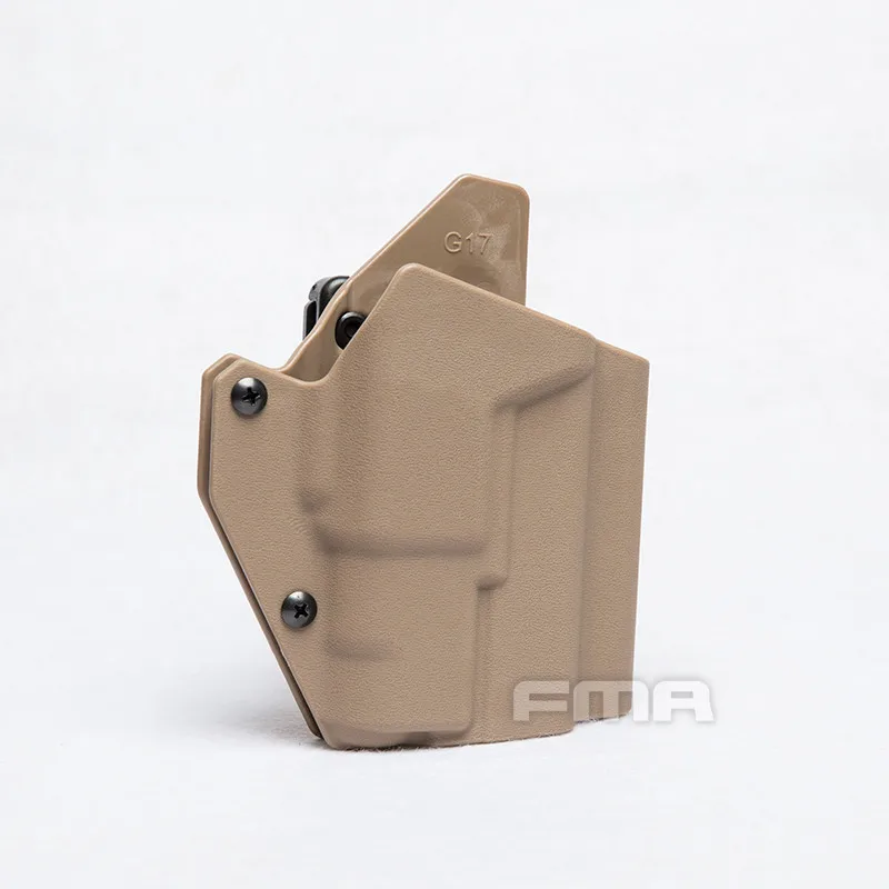 DE Тактический FMA поясная кобура для быстрого извлечения оружия G17L/G19 и X300 лампы с SF; сезон осень-зима свет-кобуры BK/DE/FG - Цвет: DE