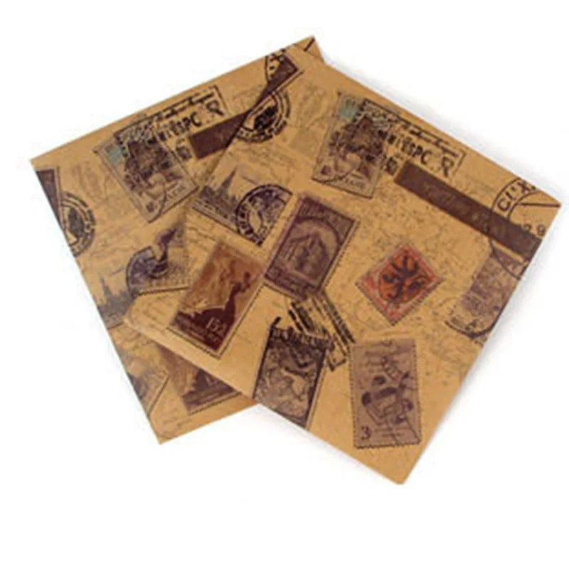 6 листов/сумка Винтаж ретро Европа Путешествия штамп наклейки Sticky Бумага для