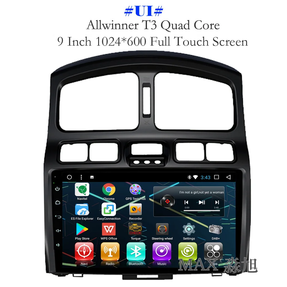 Макс Android 8 1 автомобильный dvd-плеер для HAWTAI Santa Fe автомобильное радио RDS WiFi SWC GPS