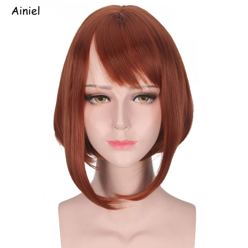 Парик моя геройская Академия урарака боку нет героев Академия асую яойорозу Момо косплей костюм боди зентай Хэллоуин Женщины Дети