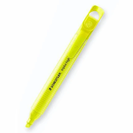 STAEDTLER 3654 Радужный треугольник маркер ручка Солнечный свет хайлайтер - Цвет: yellow