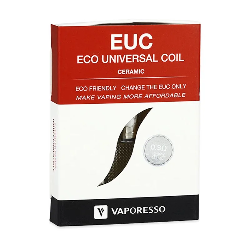 Оригинальная катушка 5 шт. испаритель керамический EUC SS316 0 3 Ом для VECO ONE Tank &amp Plus
