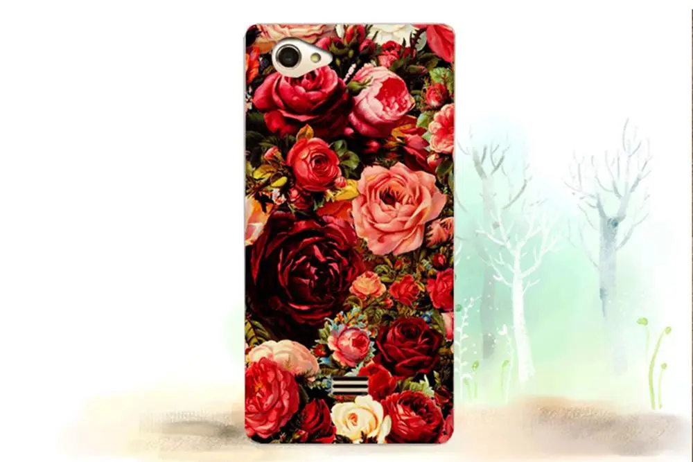 Мультфильм Luxury Printed Сова Роза тигра Эйфелева башня чехол Живопись Защитная крышка телефон для DEXP Ixion X245 Rock mini чехол - Цвет: c046