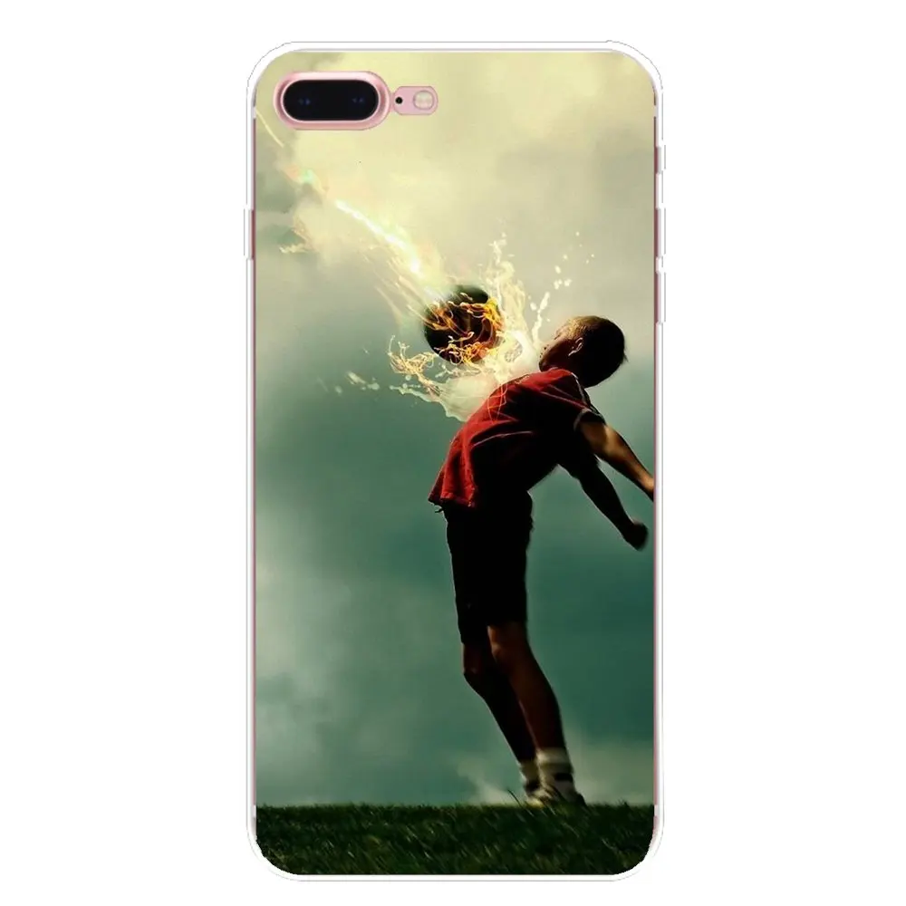 football soccer ball design Silicone Phone Cover Bag For Huawei Honor 5A LYO-L21 Y6 II Compact Y5 2 Y5II Mate 10 Lite Nova 2i 9i |