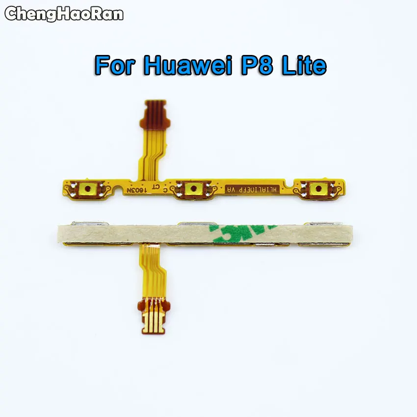 ChengHaoRan для Huawei P7 P8 P9 Lite G9 Honor 3C 4X 5X 6 Plus 7 7i G730 гибкий кабель кнопки