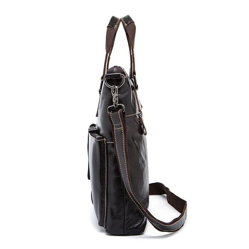 Senkey style Fashion Genuine Leather Men Bag Messenger bags casual Men's Travel bag man leather crossbody shoulder Handbags |
