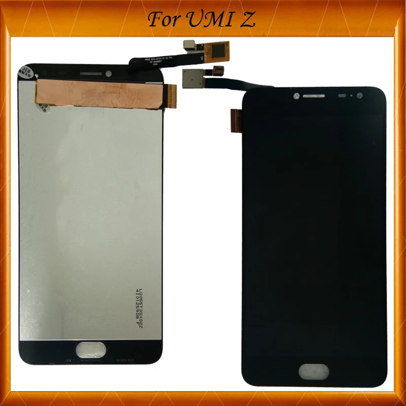 5 дюймовый ЖК дисплей Umidigi UMI Z / PRO + сенсорный экран 100% протестированный дигитайзер