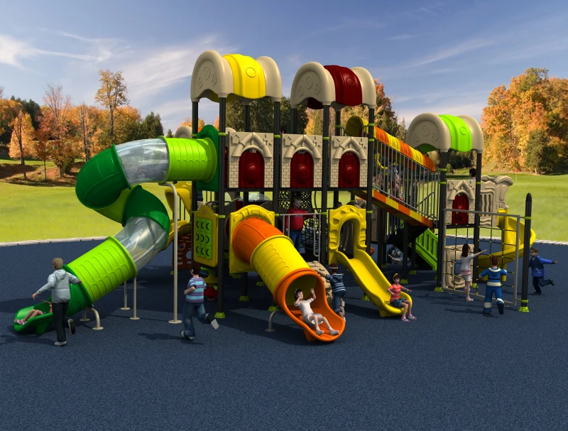 CE/TUV/SGS Пластик школьная площадка парк для детей наружный слайд YLW 1733|playground park|school