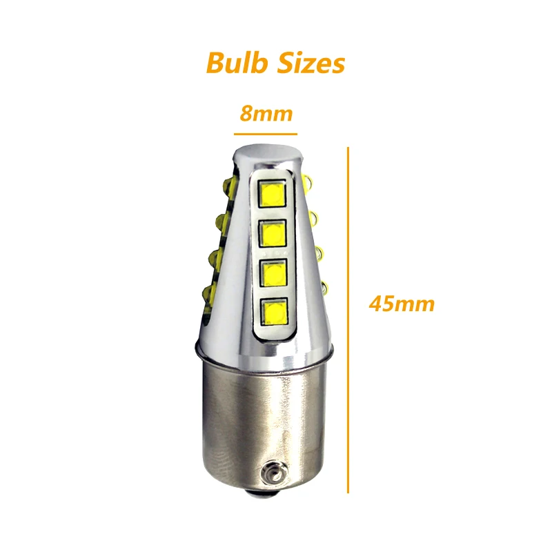KEPUSI 2x1156 P21W BA15S 80W cree чип высокой мощности Автомобильный светодиодный задний