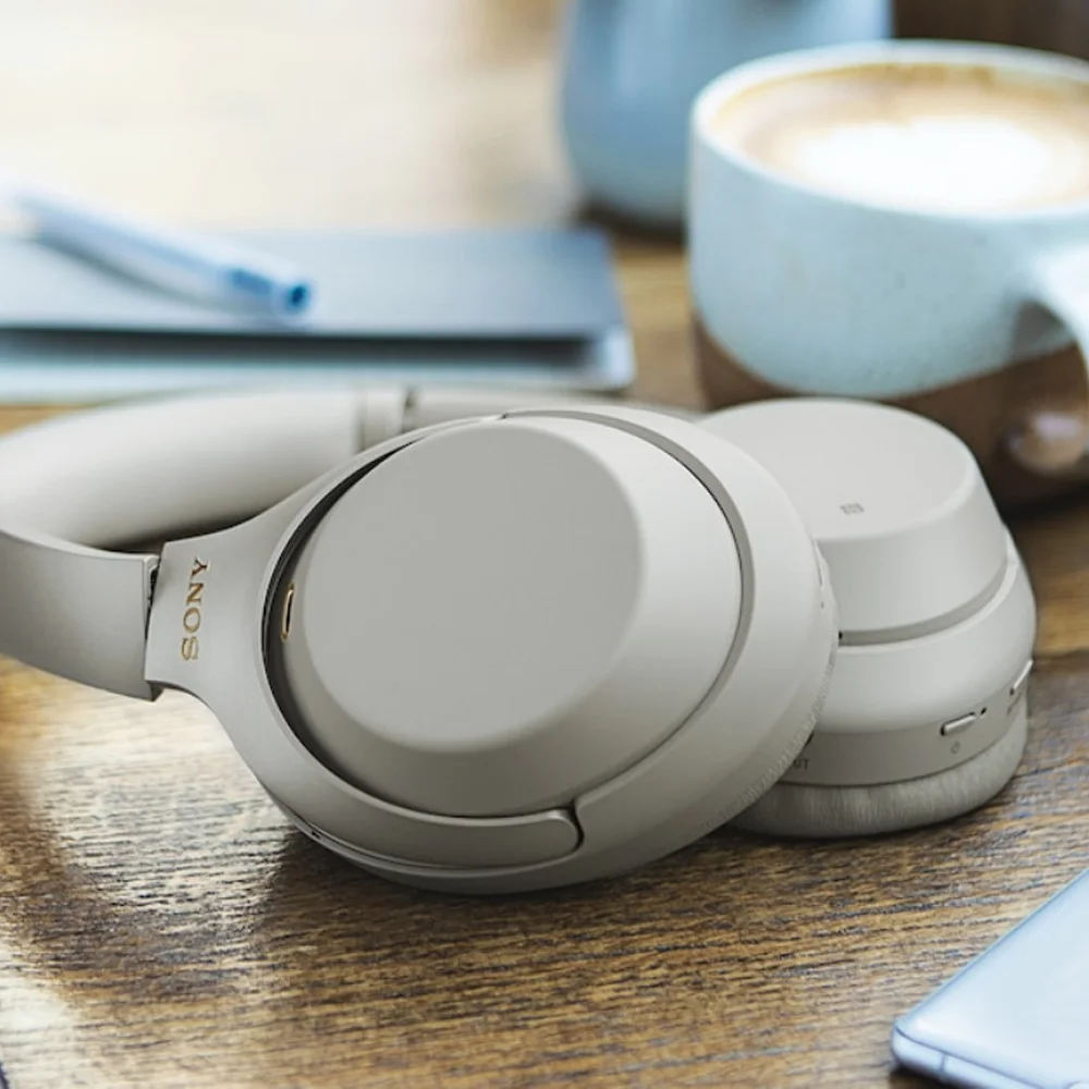 Беспроводные bluetooth-наушники SONY WH-1000XM3, накладная гарнитура, интеллектуальная шумоподавляющая NFC сенсорная панель, громкая связь