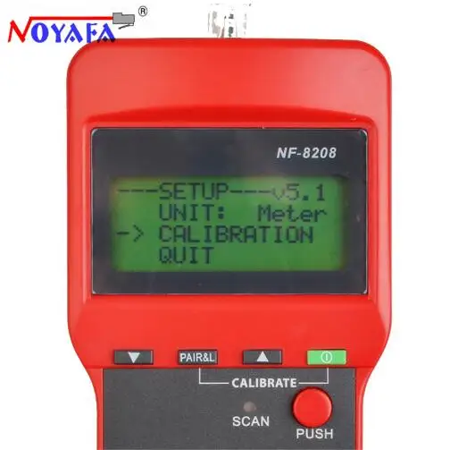 NOYAFA NF-8208 ЖК-дисплей сетевой LAN Кабельный тестер провода трекер Tracer Сканер длины RJ45