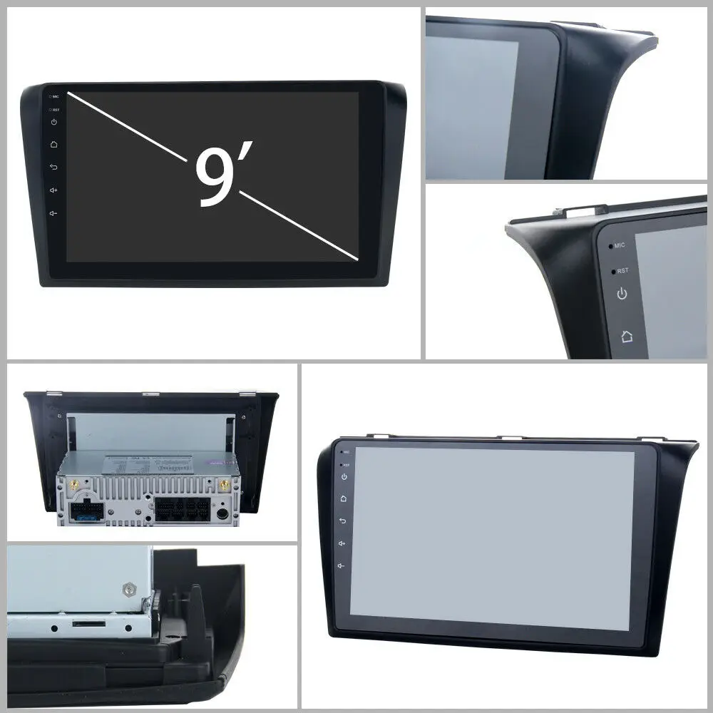 9 &quotAndroid 8 0 автомобильный мультимедийный плеер GPS навигация для Mazda 3 2006-2012 Авто
