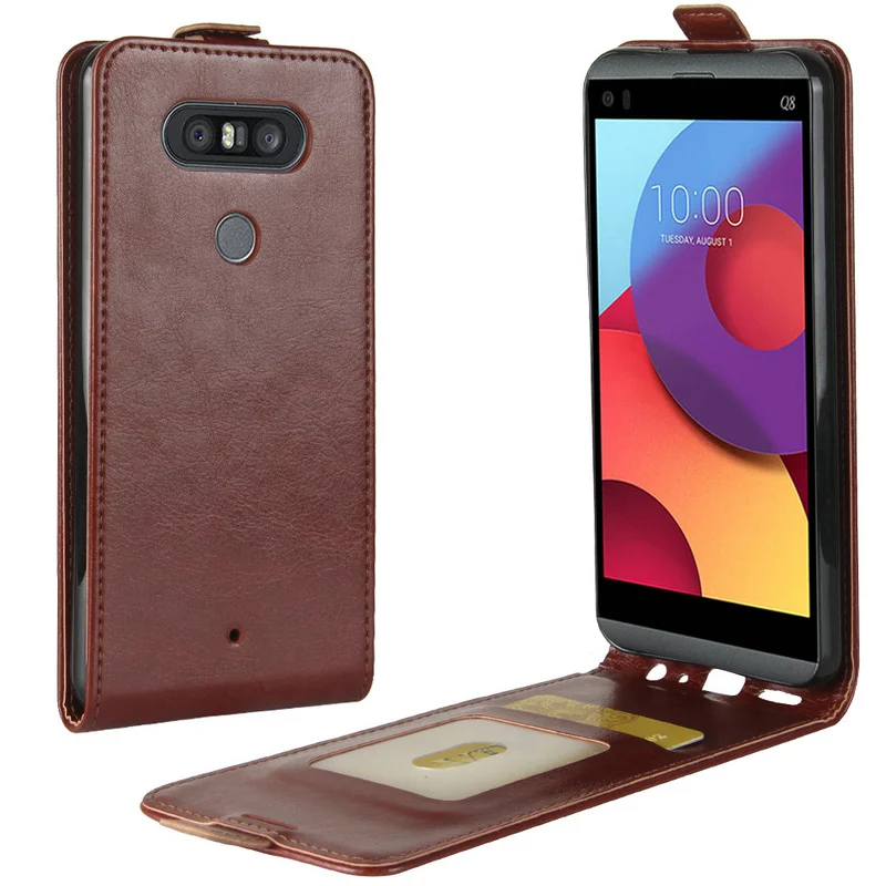 

for LG Q8 H970 5.2" WIERSS Luxury flip leather case for LG Q8 H970 5.2" Case Retro Wallet Leather Cover cases coque Etui>