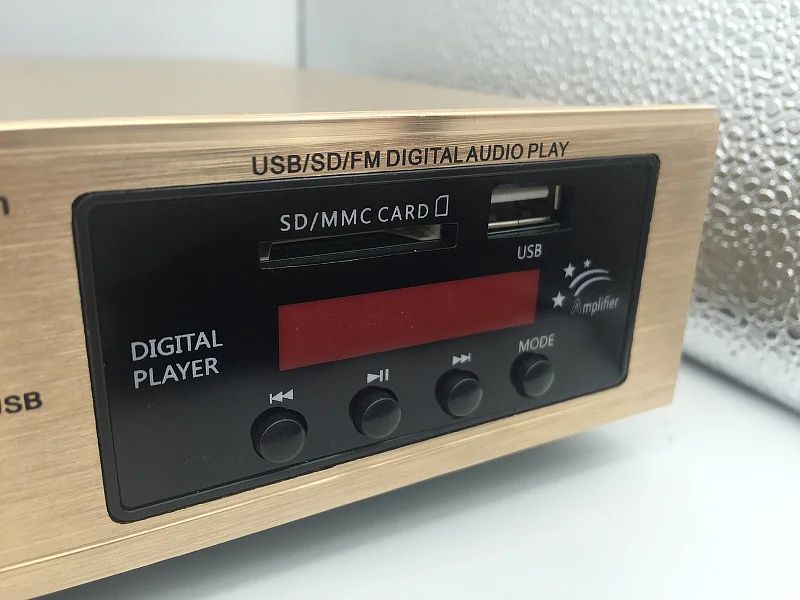 Домашний цифровой усилитель мощности C5198 250 Вт + для караоке аудио с USB SD картой