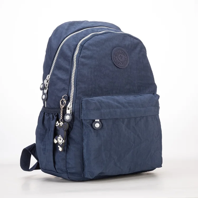 dark blue TEGAOTE, нейлоновый рюкзак с принтом, женские школьные сумки для девочек-подростков, милые сумки для книг, винтажный рюкзак для ноутбука, женский рюкзак, сумка для Dos 1317 - Цвет: dark blue