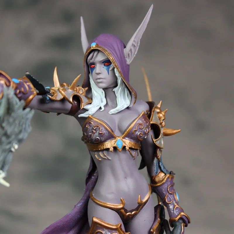 Cataclysm леди фигурки игр wow Sylvanas Windrunner фигурку ПВХ Коллекционная модель игрушки 22 см