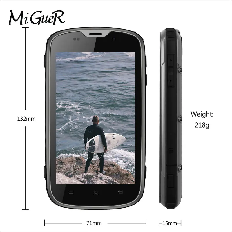 KENXINDA E &amp L EL W5 IP68 водонепроницаемый мобильный телефон Android 6 0 MTK6735M четырехъядерный