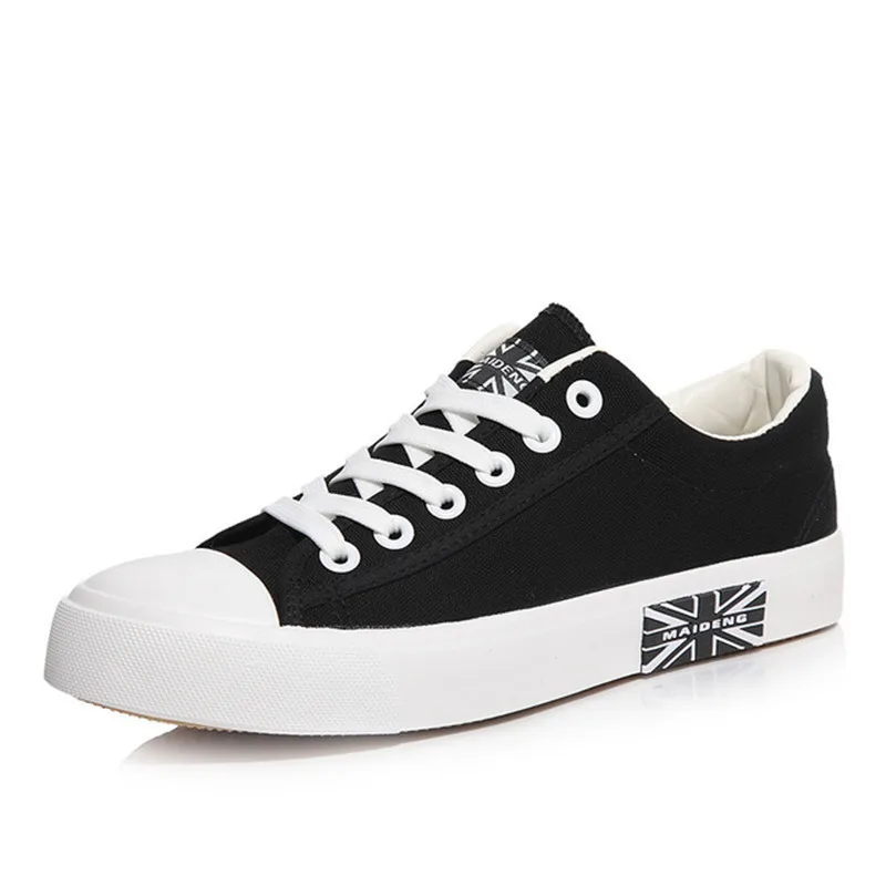 Мужские кроссовки на вулканизированной подошве модные парусиновые туфли