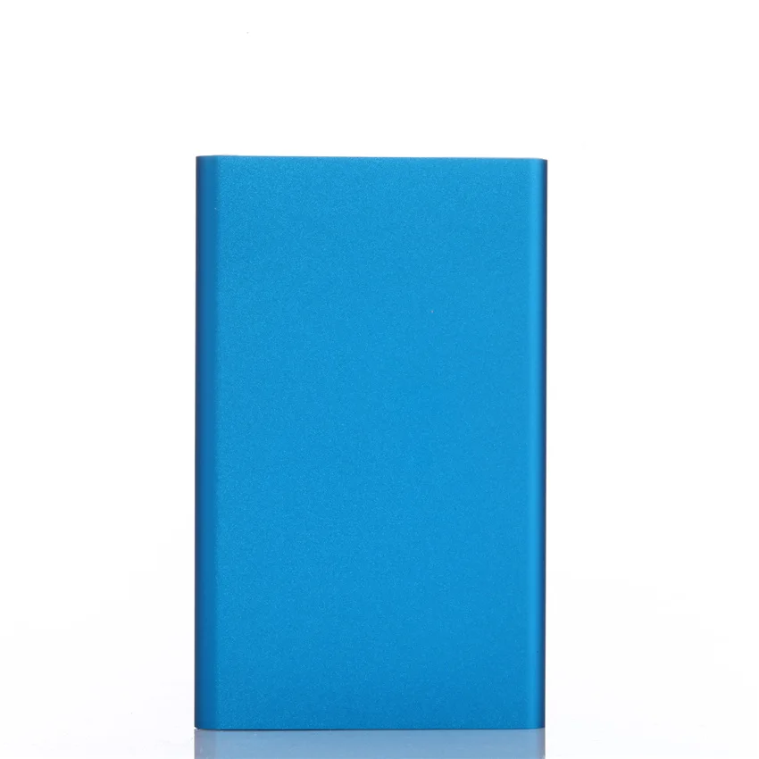 10000mah Blue Внешний аккумулятор павербанк Ультра тонкий портативный зарядное устройство power Bank batterie externe блок питания 5000 мАч power bank Мини 18650 bateria portatil низкая цена - Цвет: 10000mah Blue
