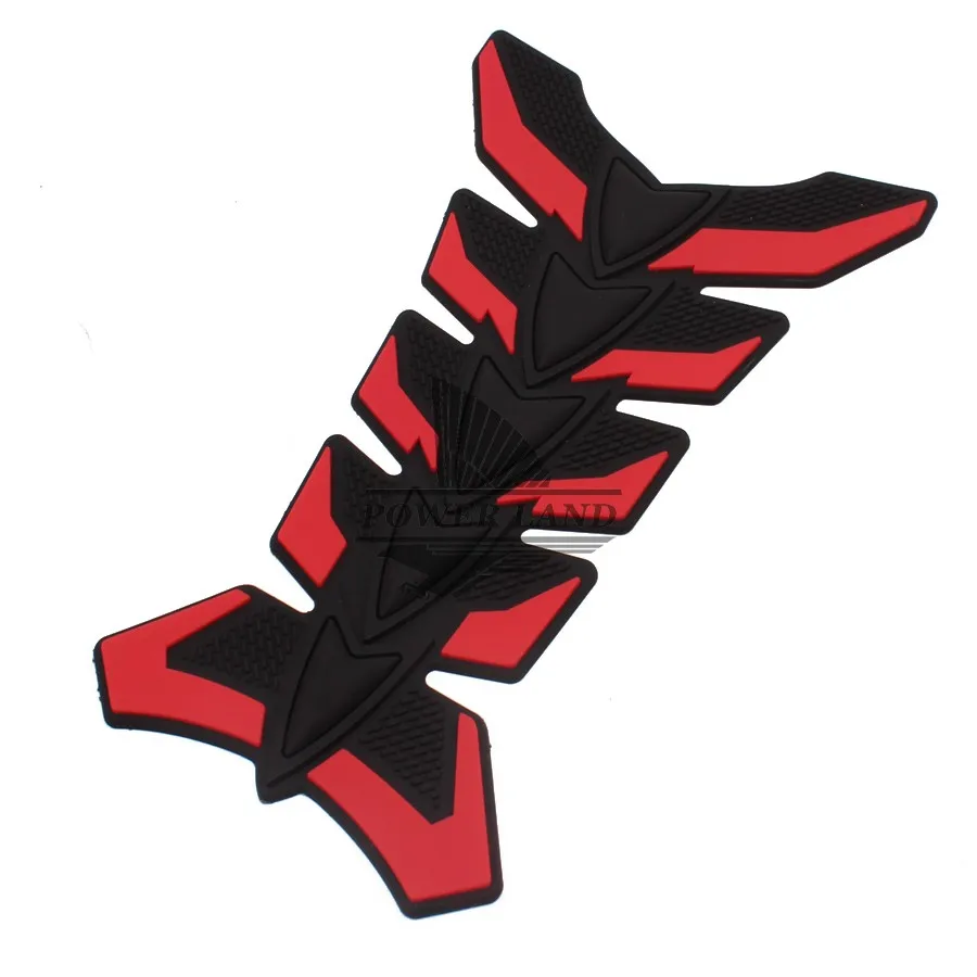 Motorcycle Anti-scratch Rubber Gas Fuel Oil Tank Pad Protection System Decal Sticker Red Color 1pcs Universal Fit For | Автомобили и