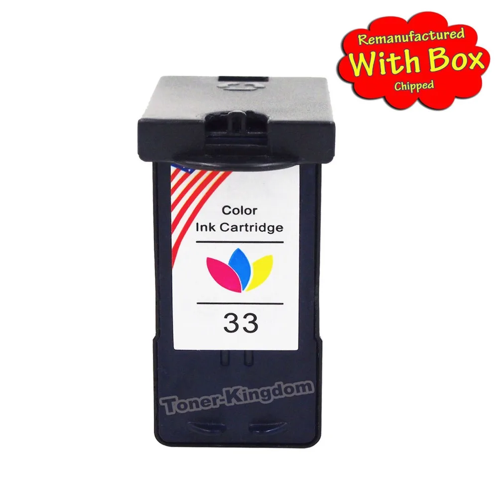Тонер королевство 2 шт. premium 33 Цвет картриджи для Lexmark 33X5450X5470X6350X7170X7350X8350 P315 P915
