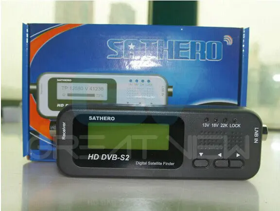 Sathero SH 100 HD карманный цифровой спутниковый искатель измеритель сигнала с DVBS2 USB|finder