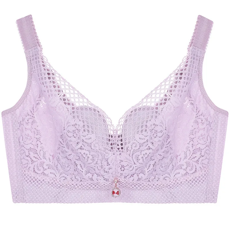 Бюстгальтер пуш-ап + трусы женские 200 кг размера плюс хлопок цвет в ассортименте 1