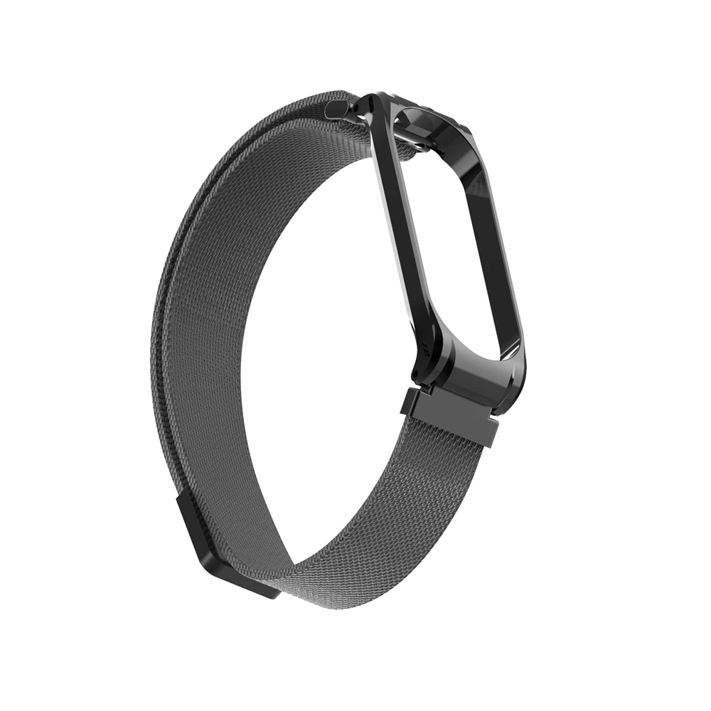 Универсальный металлический ремешок для xiaomi mi band 4 3, металлический ремешок, умный Браслет для mi band 4, сменные ремешки для часов mi 4 3