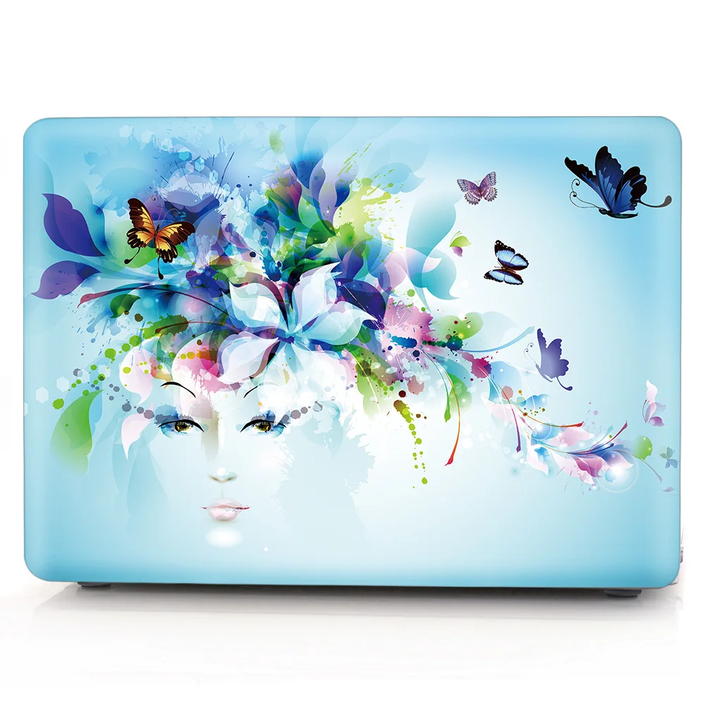 Чехол для планшета Твердый чехол с цветным принтом Apple Macbook ноутбука 11/12/13/15/ Air Pro