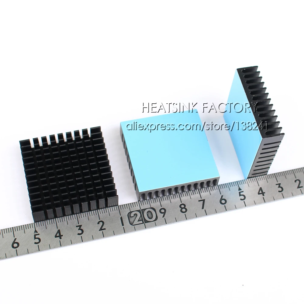 2 шт. алюминиевый радиатор для охлаждения 40x40x11 мм|Кулеры и системы компьютера| |