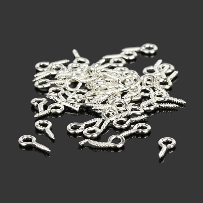 Горячая продажа 4x8 мм 500 шт./лот Овцы глаза золото/серебро/бронза/никелированный