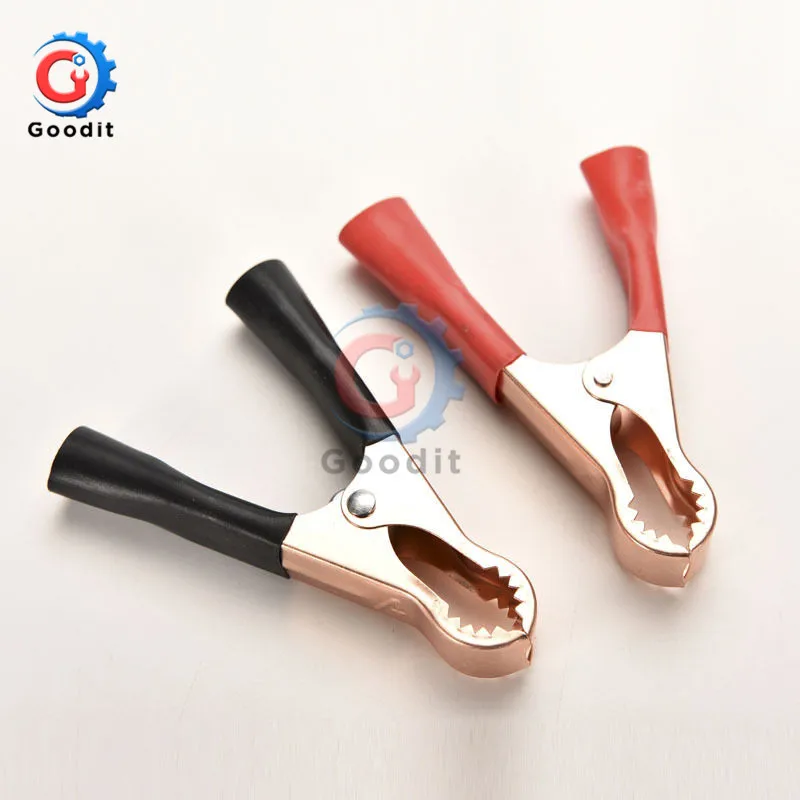 2 шт. зажимы под крокодила 50 А 80 мм | Обустройство дома