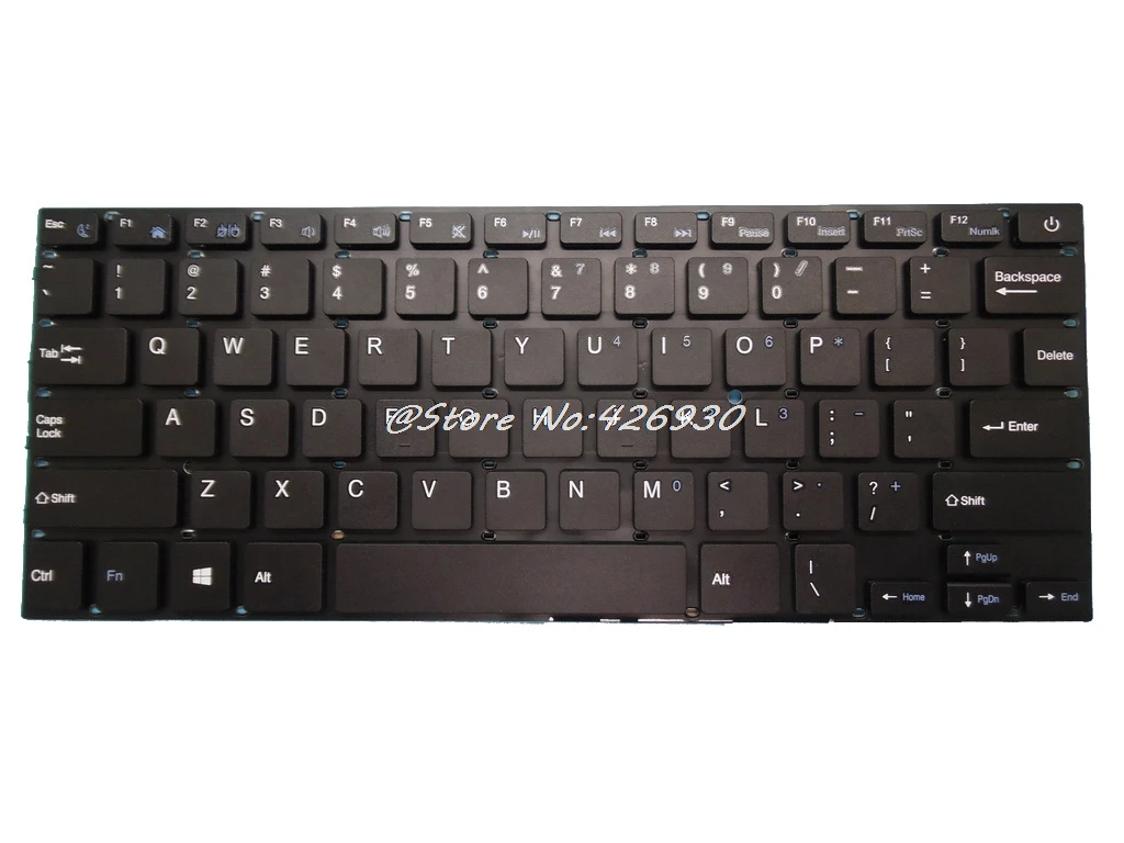 Клавиатура для Jumper EZBook 2 ZX300-C EB10300R001 MB3002003US YXT-NB93-37 SCDY-300-2-3 PRIDE-K2511 английском(новая/старая версия